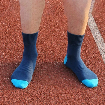 1 пара чулок для бега, мужские короткие носки, толстые, впитывающие пот Чулки для занятий спортом на открытом воздухе, для ходьбы, Баскетбольные чулки