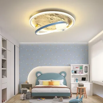 2023new Nordic LED Потолочный светильник, Декор для дома, El Hogar Moderno, Лампа для спальни, детской комнаты, Планеты Астронавтов