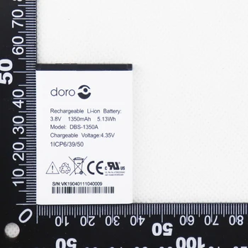 5шт, 10шт, 20шт, Оригинальная сменная батарея DBS-1350A 3,8 В 1350 мАч для Doro 7050