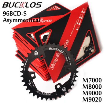 BUCKLOS 96BCD-S Велосипедная Звездочка Асимметричная 96BCD Велосипедная Звездочка 32/34/36/38 T MTB Кольцо Цепи для Shimano M7000/M8000/M9000