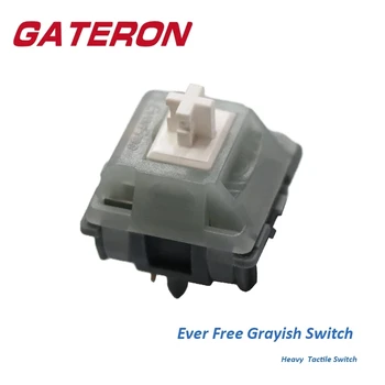 Gateron EF Grayish Switch С плотной тактильной смазкой 5 Pin 59g RGB для механической клавиатуры игрового офиса