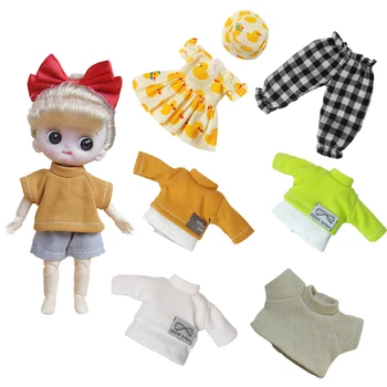 ob11 Одежда для Кукол 16 см YMY GSC Body Molly Nendoroid Кукольная Одежда для 11 см BJD 1/12 Платье Рубашка Пижама Маска для глаз