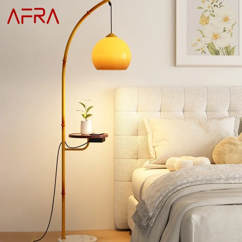 Торшер AFRA Nordic, Современная семейная гостиная, спальня, Креативный Светодиодный Декоративный светильник