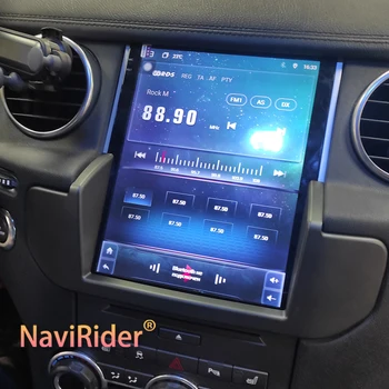 Автомобильный радиоприемник Android 13 с экраном в стиле Tesla для Land Rover Discovery 4 LR4 2009-2016, GPS-навигация, автомобильный стереосистема, DVD-плеер Carplay
