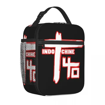 Аксессуары Indochine Band, изолированная сумка для ланча, мужская, женская, школьный контейнер для ланча, Новое поступление, термокружки-охладители для ланча