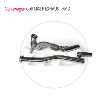 Выпускная Система HMD Высокопроизводительный Водосточный Патрубок для Коллекторов Каталитического Нейтрализатора Volkswagen Golf MK8 R