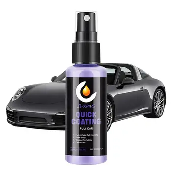 Высокозащищенный спрей для быстрого нанесения покрытия Crystal Car Agent Coating Spray, Высокозащищенный автомобильный воск, спрей-покрытие для автомобилей, лак для ногтей.