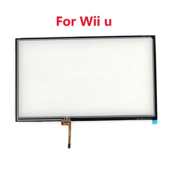 высококачественный сенсорный экран со стеклянной панелью дигитайзера для Nintendo WII U Gamepad, контроллер WIIU