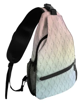 Геометрические простые минималистичные нагрудные сумки для женщин, мужские водонепроницаемые сумки-мессенджеры, женская дорожная спортивная сумка через плечо на одно плечо