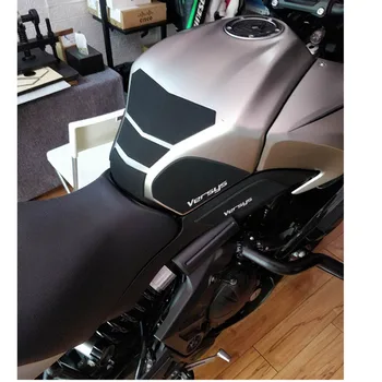 Для kawasaki Versys 650 Тяговая накладка для бака мотоцикла, боковая защита для газа и колена, противоскользящая наклейка