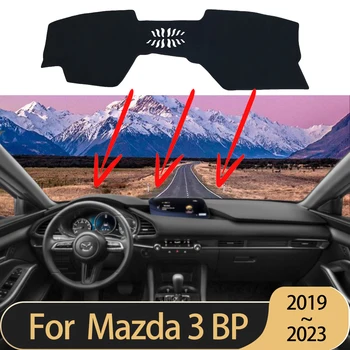 для Mazda 3 Mazda3 M3 BP 2019 2020 2021 2022 2023 Крышка Приборной панели Автомобиля Коврик Для Приборной панели Противоскользящая Накладка Солнцезащитный Козырек DashMat Автоаксессуары