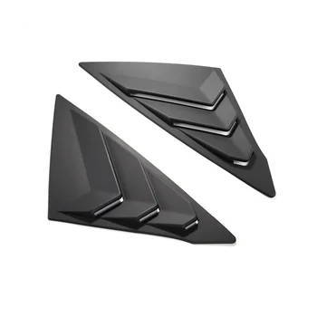 Жалюзи на задних боковых стеклах Треугольные жалюзи на окнах для седана 11Th 2022 2023 - ABS Матово-черный