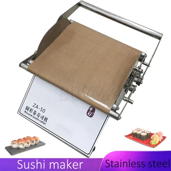 Коммерческая машина для приготовления суши-роллов, машина для приготовления суши из пищевого материала, машина для формования суши, ролик для суши круглой квадратной формы
