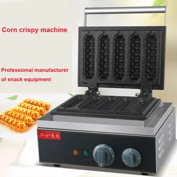Коммерческая электрическая машина для приготовления хот-догов на 5 палочек, машина для приготовления молочных палочек, вафельница, хрустящая машина