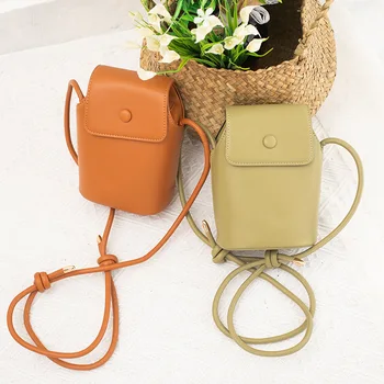 Корейская версия сумки для мобильного телефона, простая женская сумочка в стиле ретро, сумка-мешок большой емкости, женская сумка
