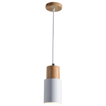 Маленькая люстра Цилиндрическая люстра Macaron с абажуром Nordic Потолочный светильник (без лампы накаливания)