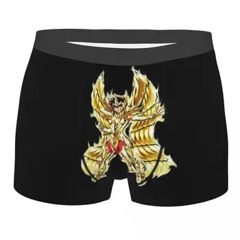 Мужские боксерские трусы Myth Cloth Sagittarius, нижнее белье, аниме Saint Seiya Adventure, Сексуальные шорты с высокой воздухопроницаемостью, идея подарка