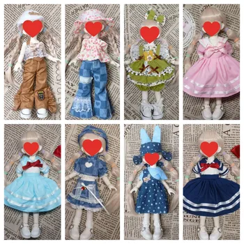 Новая одежда для куклы длиной 30 см, модный костюм для переодевания, милый костюм, игрушки для девочек своими руками, детские аксессуары для кукол, без куклы