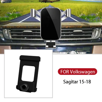 Новый Держатель телефона для Volkswagen VW Sagitar 2015 2016 2017 2018 Поддержка сотовой связи приборной панели Вращение GPS Автомобильные Аксессуары Держатель телефона