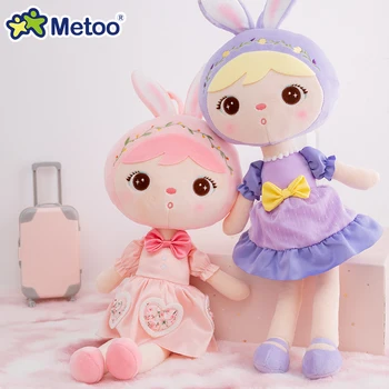 Плюшевая игрушка Metoo, новая 50-сантиметровая кукла Keppel Lolita, мягкая игрушка, детские мягкие игрушки для сна в подарок на день рождения