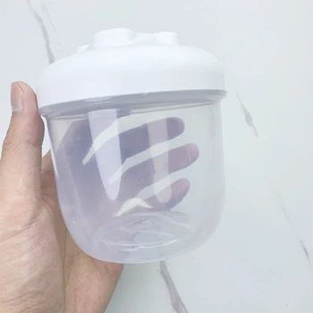 Прозрачная Переносная банка для хранения закусок Пластиковая Свежезакрытая банка Отдельный ящик для хранения продуктов Прозрачный Пустой Пластиковый контейнер