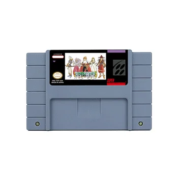 Ролевая игра Tales of Phantasia для SNES, 16-битная ретро-тележка, подарок для детей