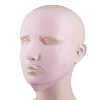 Силиконовая маска для листовой маски Предотвращает испарение, Повторное использование пара, Водонепроницаемая маска для ухода за кожей лица, Косметический инструмент