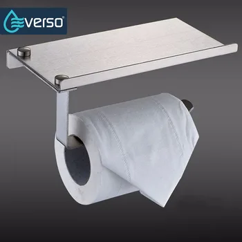 Современный дизайн, настенный держатель туалетной бумаги для ванной комнаты из нержавеющей стали с 304 подвесными полками, аксессуары для рулонов полотенец