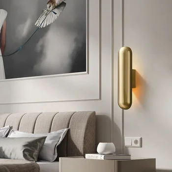 Современный минималистичный светодиодный настенный светильник для гостиной, индивидуальность, прикроватная тумбочка для спальни, настенный светильник для прихожей