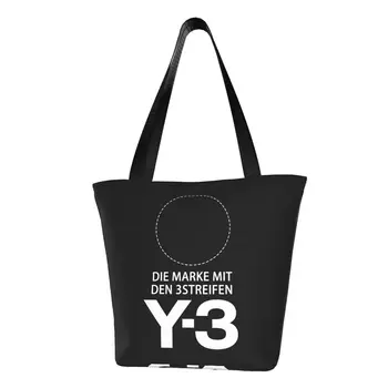 Сумка-тоут для покупок Kawaii Yohji Yamamoto, холщовая сумка для покупок через плечо