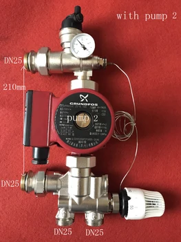 Термостатический насос миксер-блендер для водяного теплого пола Смесительный клапан коллектора центр смешивания воды система смешивания воды DN25