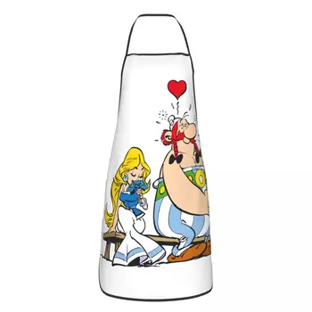 Фартук Obelix Love, женский, мужской, унисекс, нагрудник, приключенческий комикс, Астерикс, кулинария, настольная кухня, картина шеф-повара