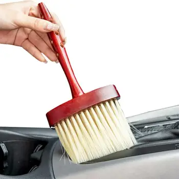 Щетка для удаления пыли из салона автомобиля Щетка для чистки внутренних и наружных вентиляционных отверстий автомобиля Мягкая щетка для удаления волос в салоне автомобиля