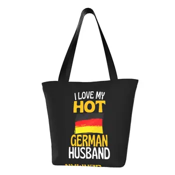 Я люблю своего горячего немецкого мужа, сумки для отношений в Германии, портативная хозяйственная сумка большой емкости